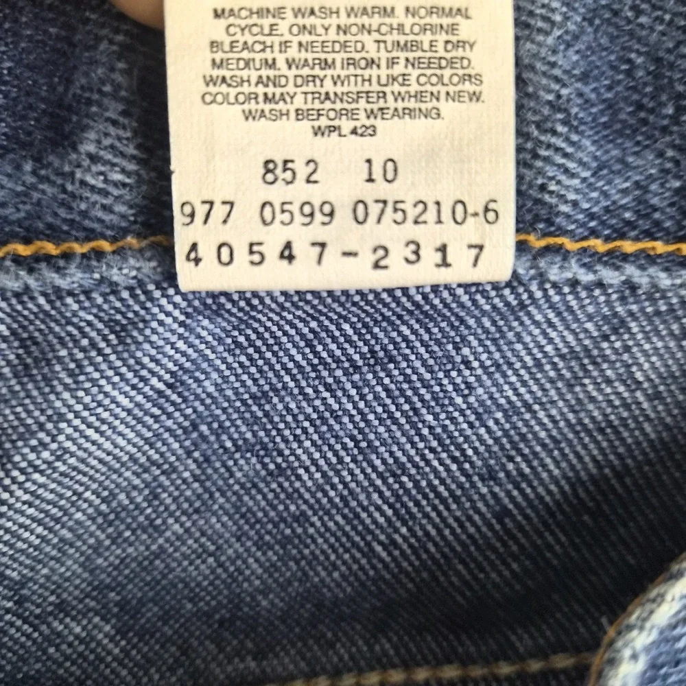 Vintage Levis 550 Relaxed Fit Jeans Men 40x30 Blue Straight Leg Orange Tab 05/99